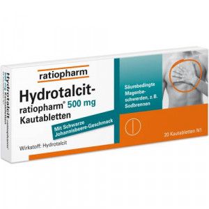 HYDROTALCIT-ratiopharm 500 mg Kautabletten